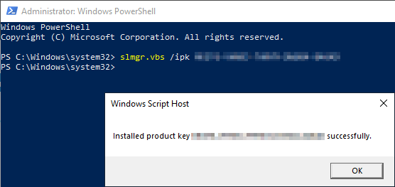 How To Activate Windows via PowerShell