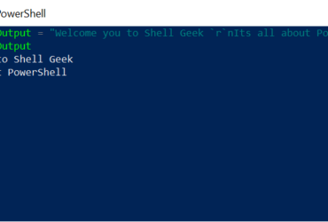 Add Newlines to Strings and Variables in PowerShell