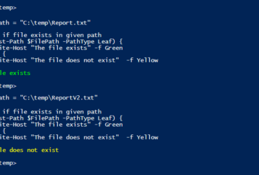 How to Check If File Exists in PowerShell