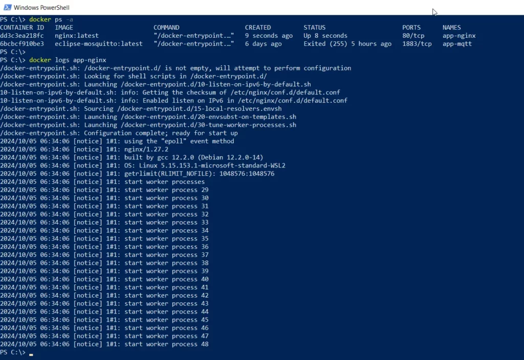 View Docker Container Logs