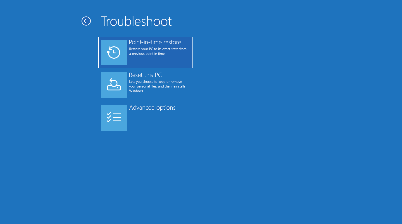 Windows 11 26H2 Will Enable Point-in-Time Restore by Default